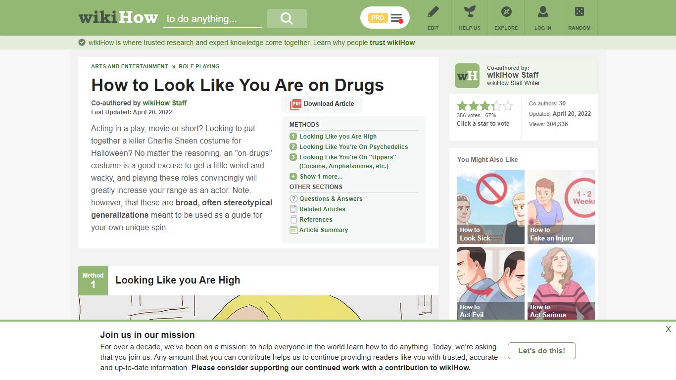 4 Ways to Look Like You Are on Drugs - wikiHow