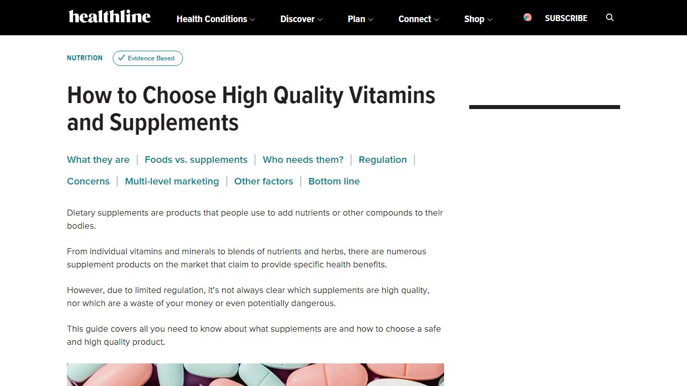 How to Choose High Quality Vitamins and Supplements - Healthline